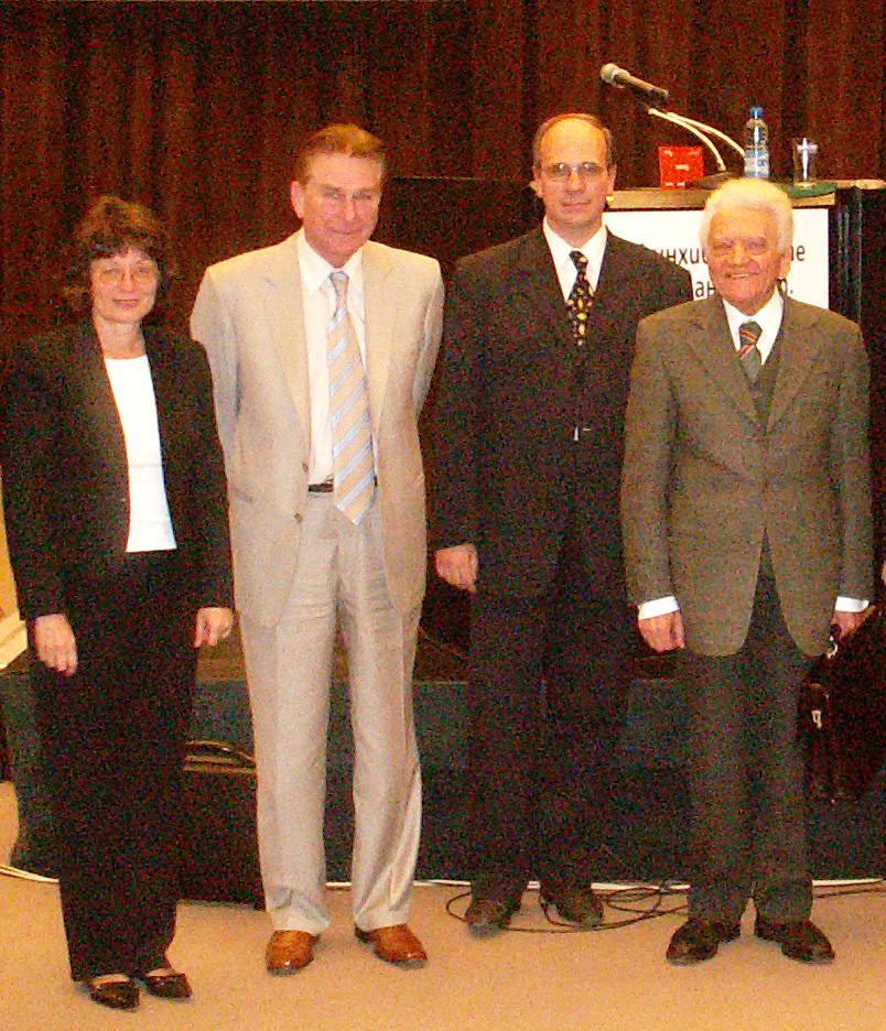 Сотир Марчев заедно с проф. Пенков и проф. Гочева